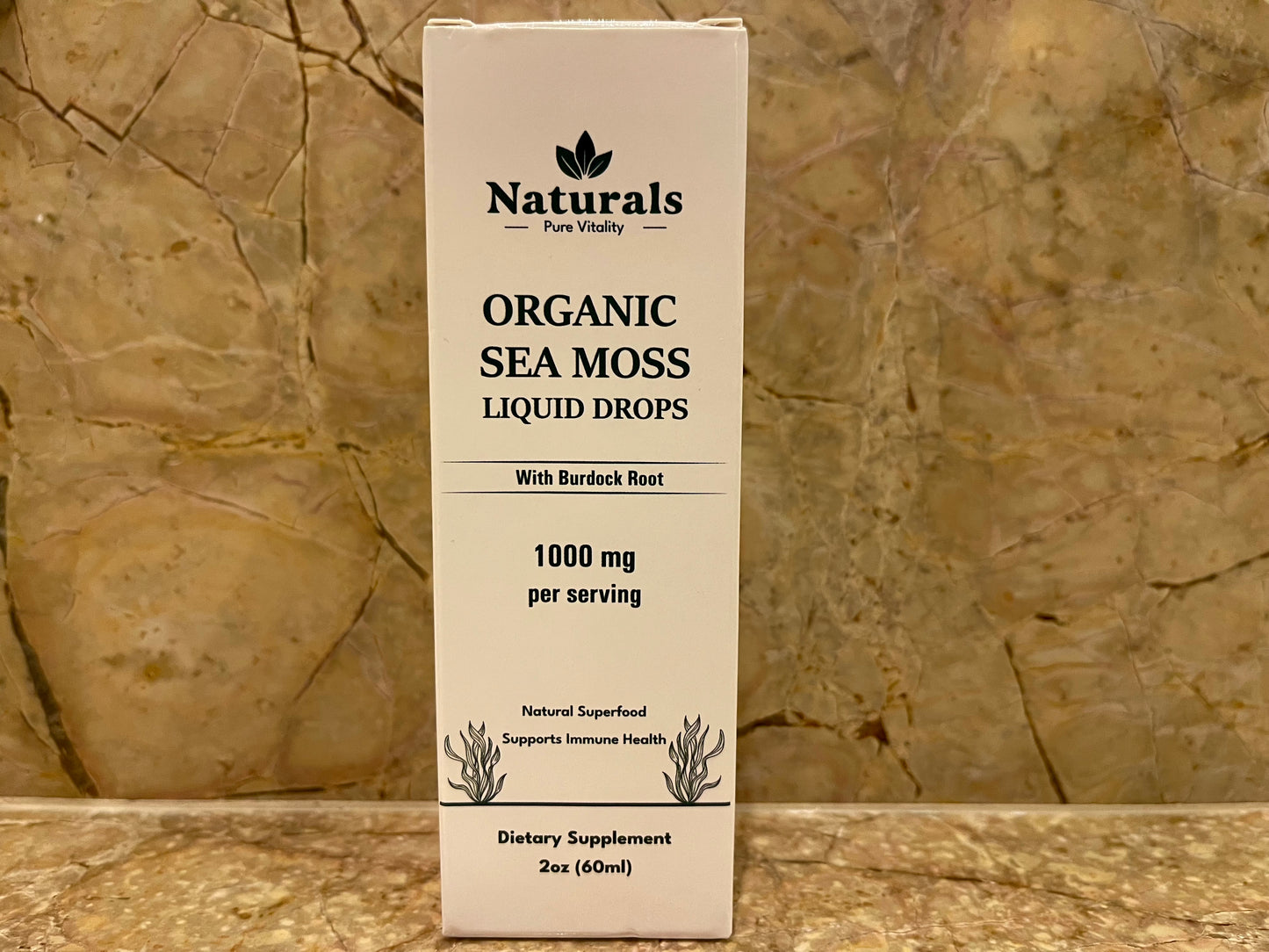 Organic Irish Sea Moss with Burdock Root