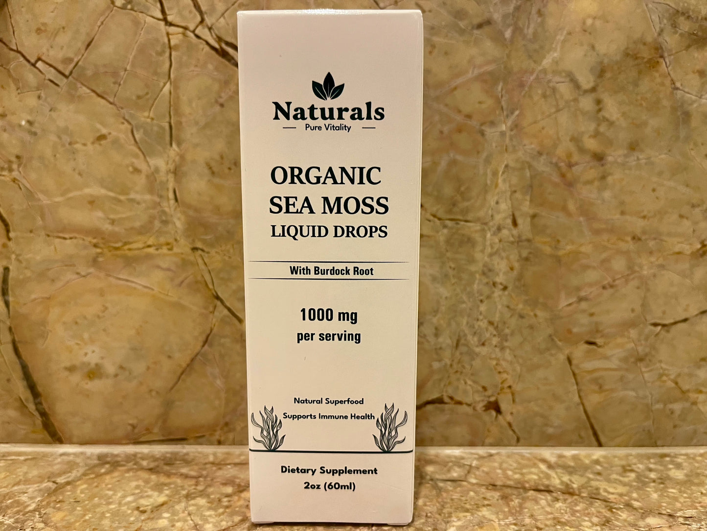 Organic Irish Sea Moss with Burdock Root