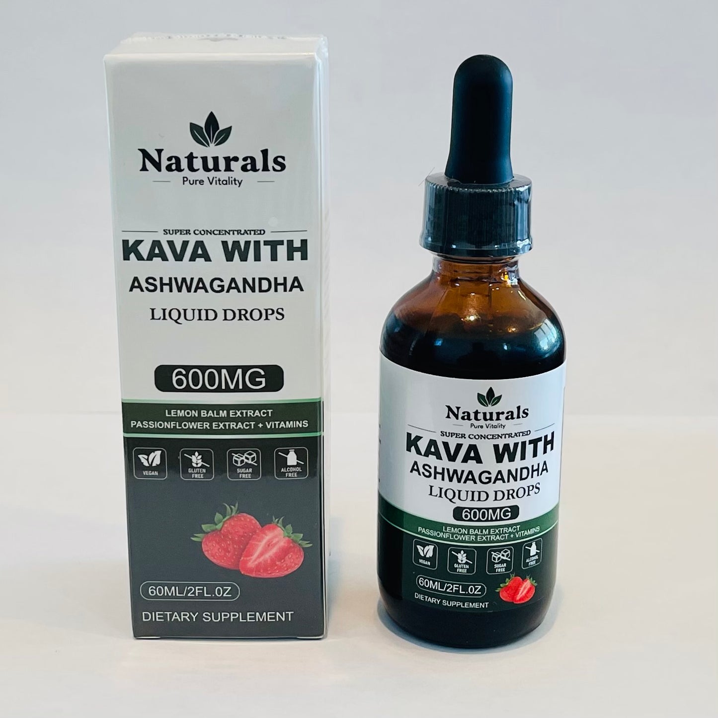 Kava Kava Root Extract With Ashwagandha- 600mg