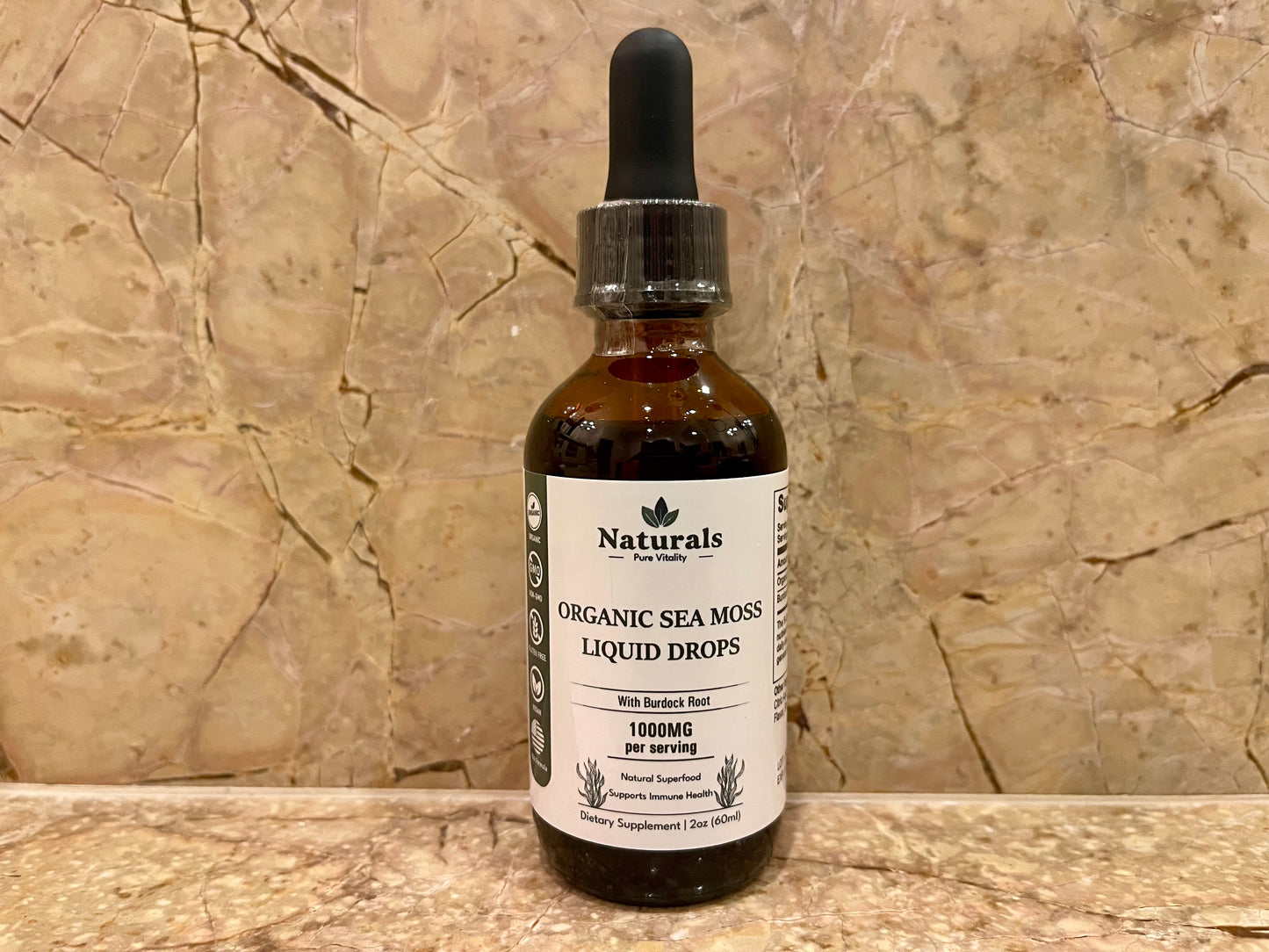 Organic Irish Sea Moss with Burdock Root